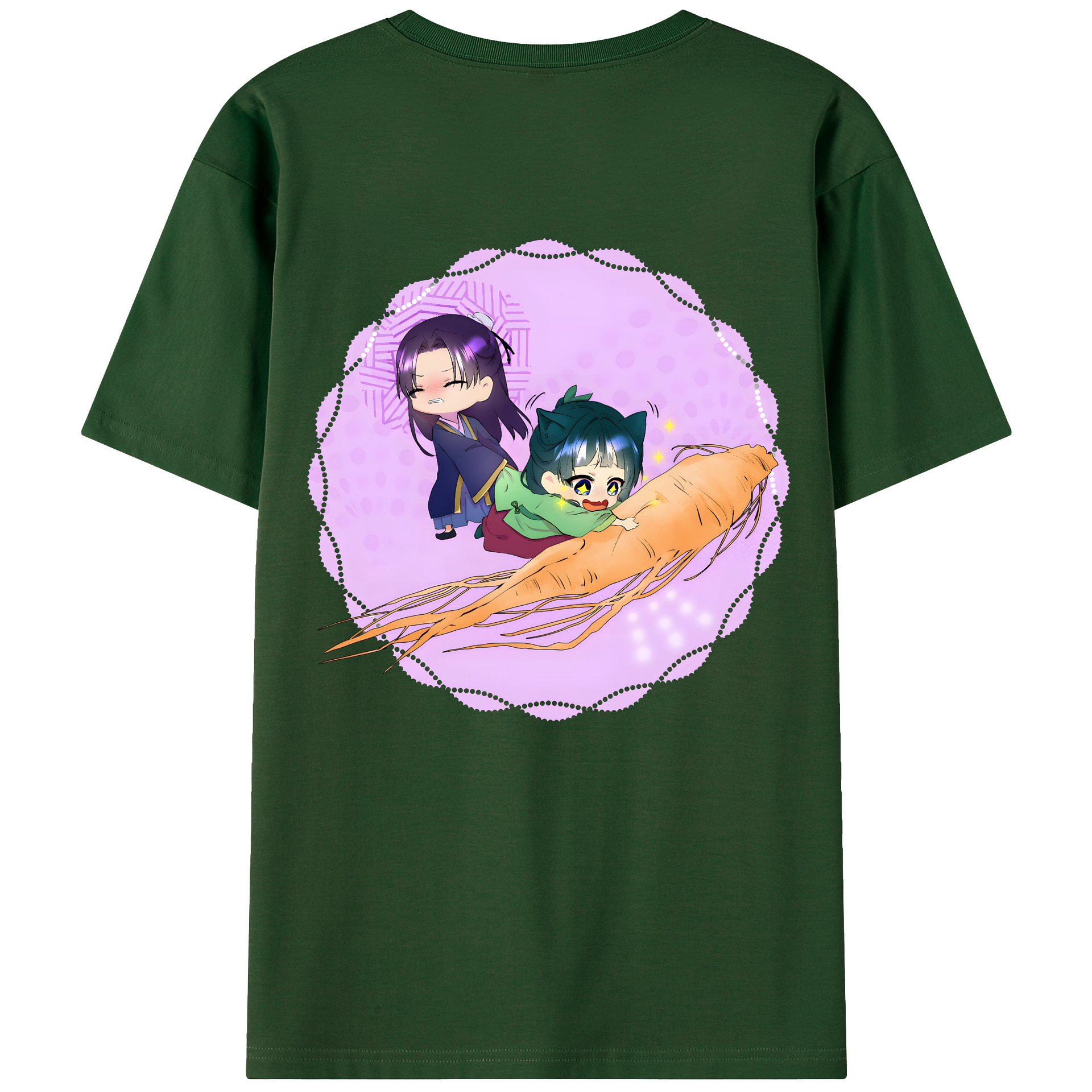 （画像用） 薬屋のひとりごと The Apothecary Diaries 綿100％半袖Tシャツ（背面プリント）